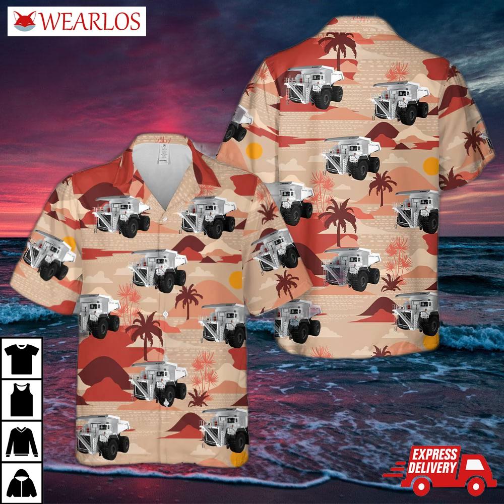 Terex Unit Rig Mt6300 Ac Mining Dump Truck Hawaiian Shirt