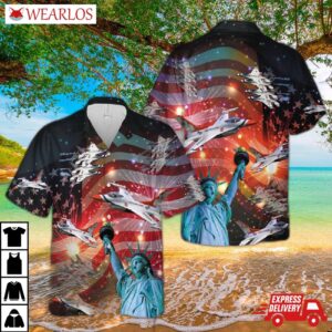 Thunderbirds Air Show 4th July Hawaiian Shirt