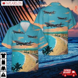 Turkish Air Force Boeing Kc-135r Stratotanker (code 57-2609) Hawaiian Shirt