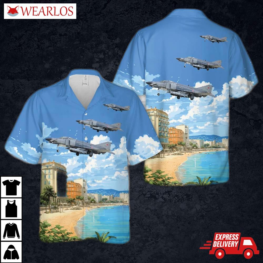 Turkish Air Force F-4e 2020 Terminator Hawaiian Shirt