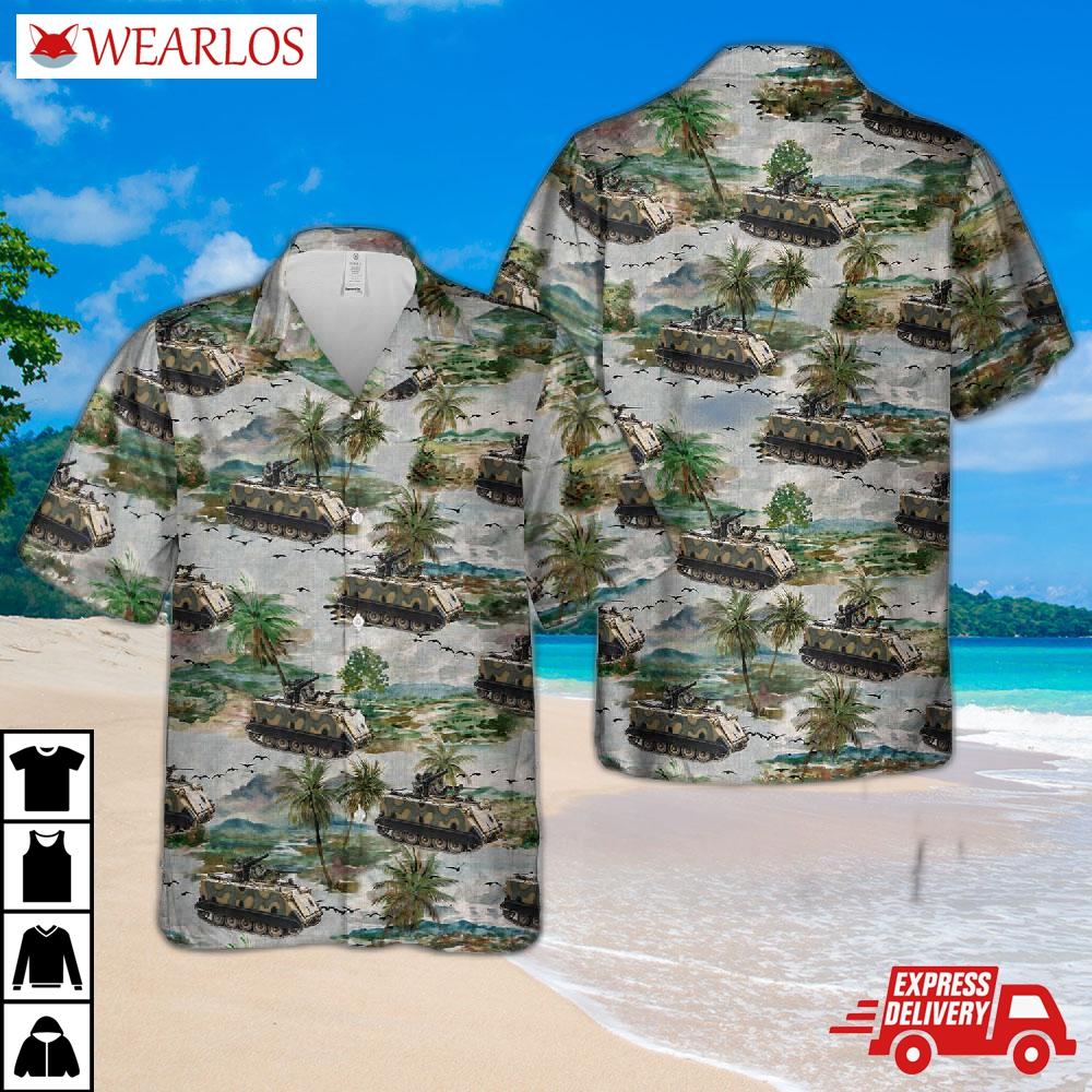 Turkish Army M113 Tank Hawaiian Shirt