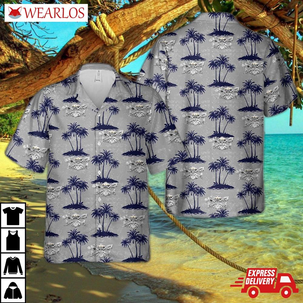 U.s. Navy Enlisted Special Warfare Combatant - Craft Crewman (swcc) Master Badge Hawaiian Shirt