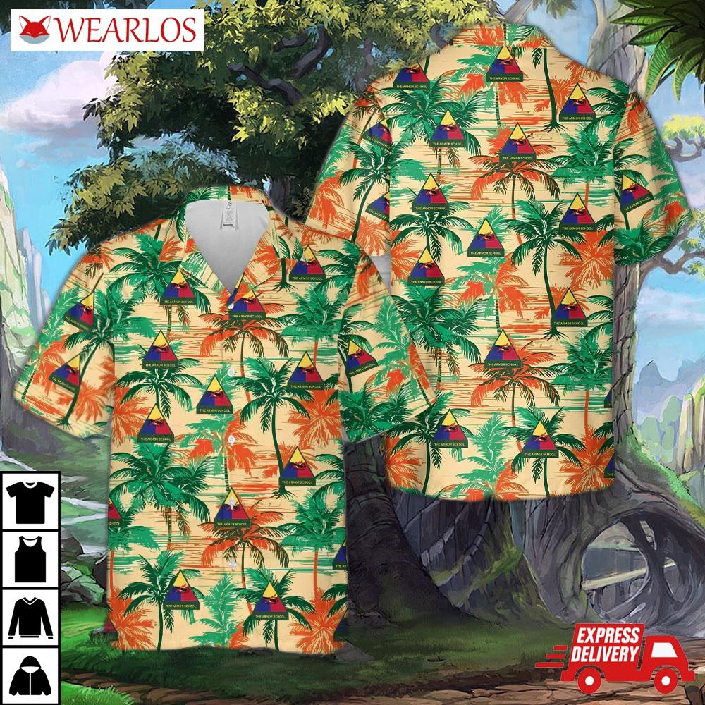 United States Army Armor School Hawaiian Shirt