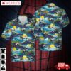 Us Air Force 53rd Weather Reconnaissance Squadron Hurricane Hunters Wc-130j Hercules Hawaiian Shirt