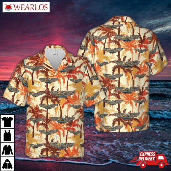 Us Air Force Wing Ww2 Flying Tigers American Volunteer Group Badge Hawaiian Shirt