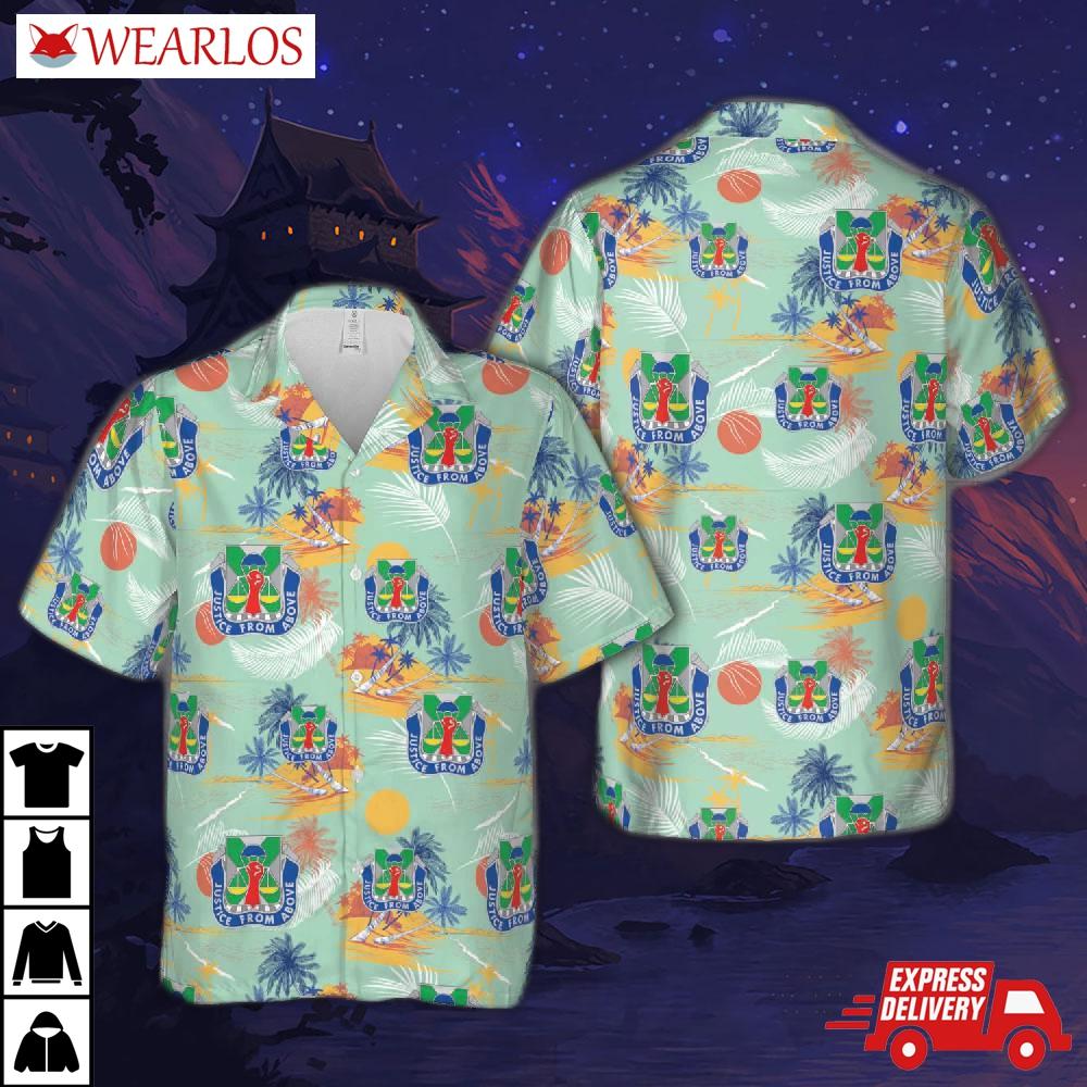 Us Army 10th Military Police Battalion Hawaiian Shirt