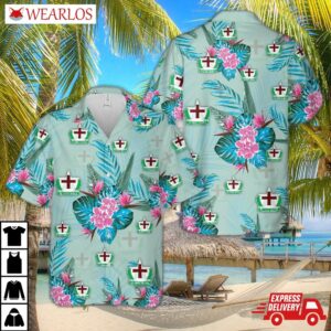 Us Army 12th Field Hospital Hawaiian Shirt