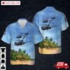 Us Army 160th Night Stalkers Soar Special Operations Aviation Chinook Dark Horse Helicopter Mh-47e Hawaiian Shirt