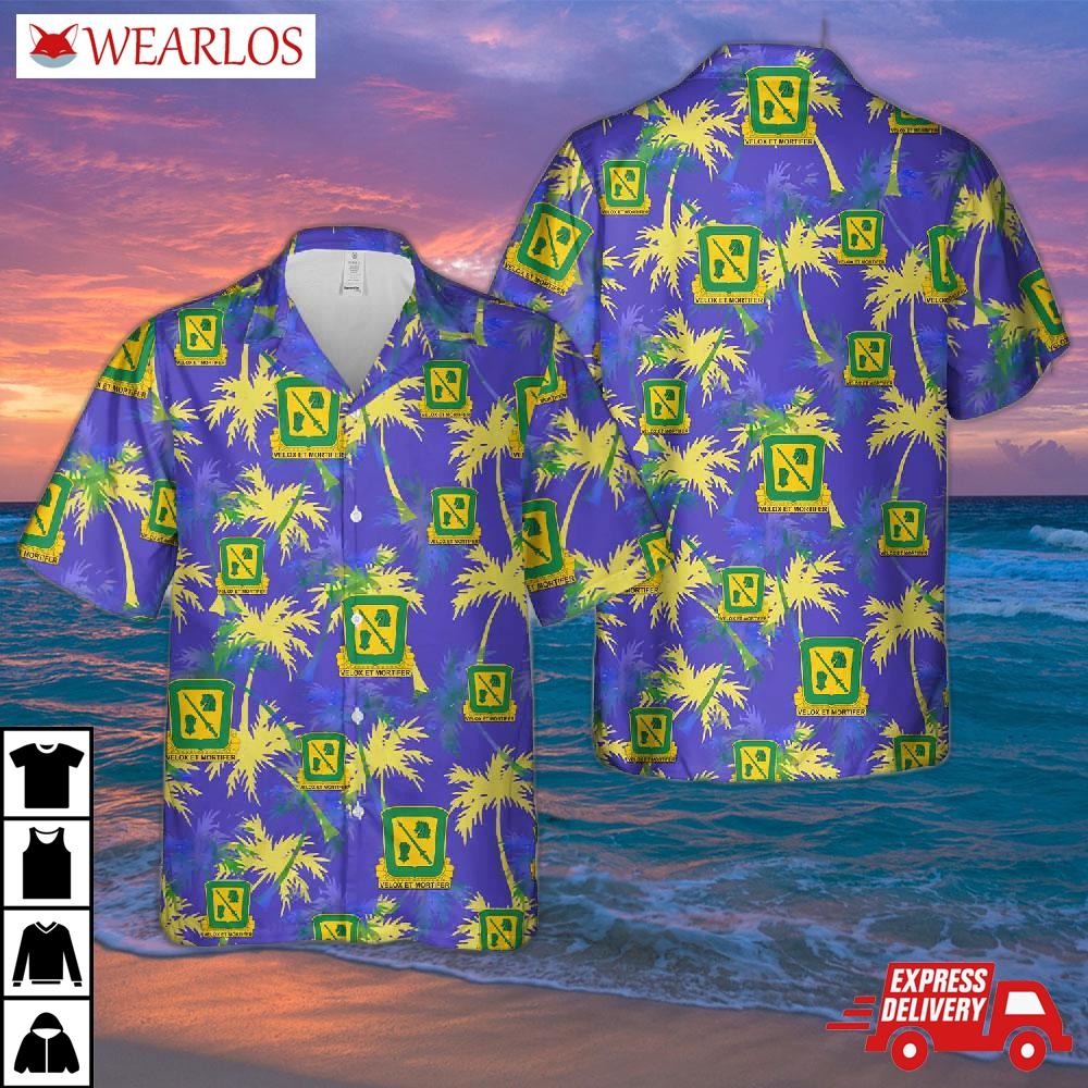 Us Army 18th Cavalry Regiment Hawaiian Shirt