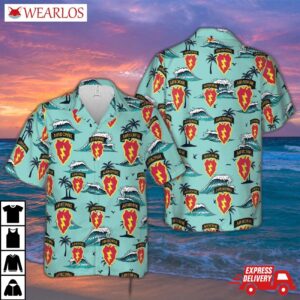 Us Army 24th Infantry Division Hawaiian Shirt