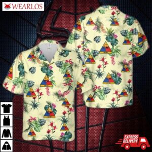 Us Army 27th Armored Division (27th Ad) Hawaiian Shirt