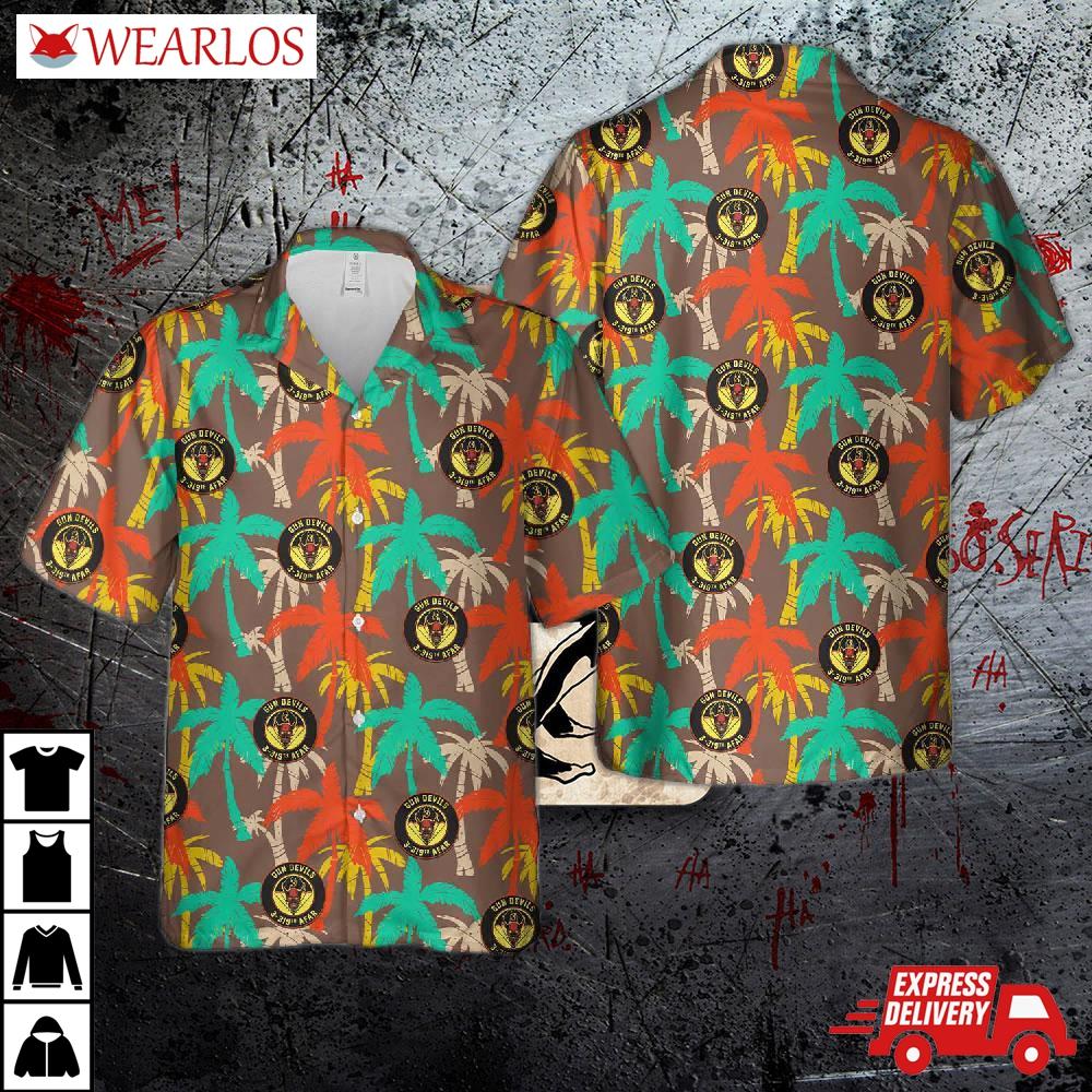 Us Army 3-319 Airborne Field Artillery Regiment Hawaiian Shirt