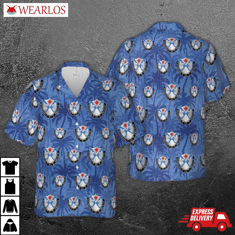 Us Army 308th Military Intelligence Battalion Hawaiian Shirt