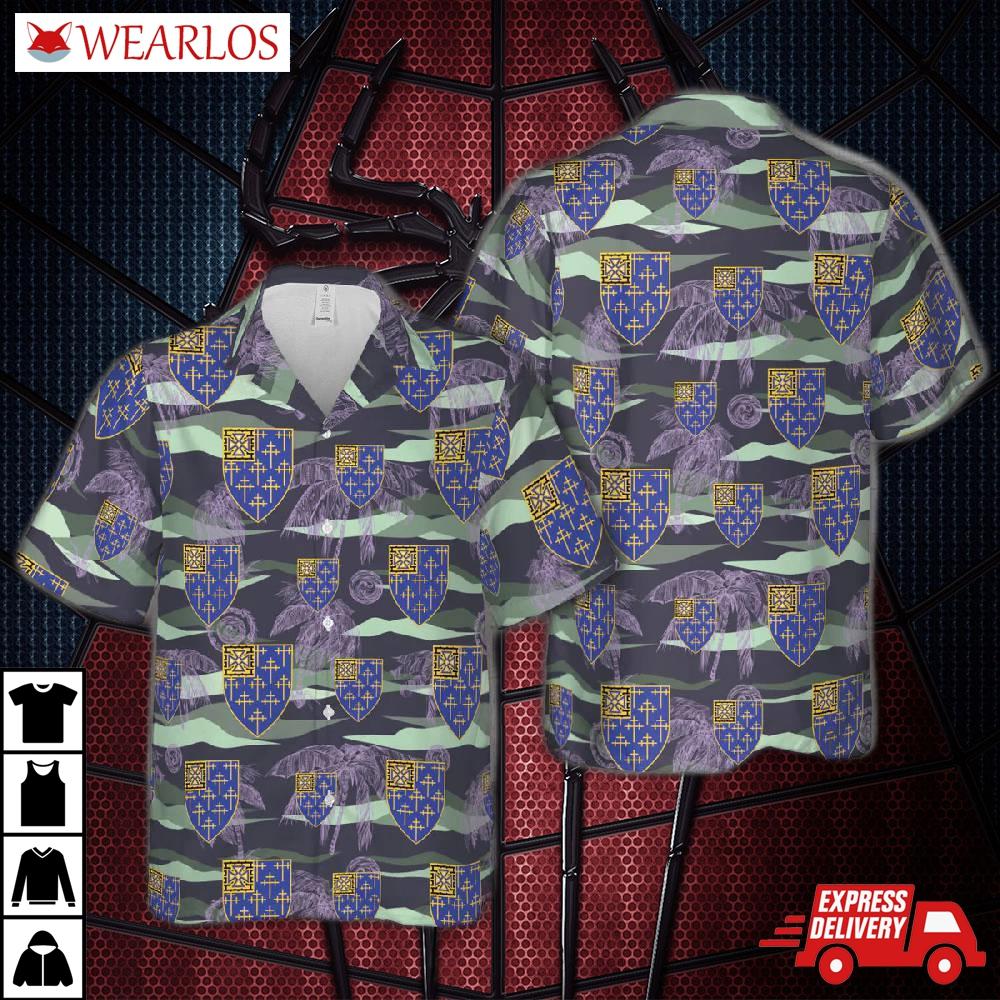 Us Army 34th Infantry Regiment Hawaiian Shirt