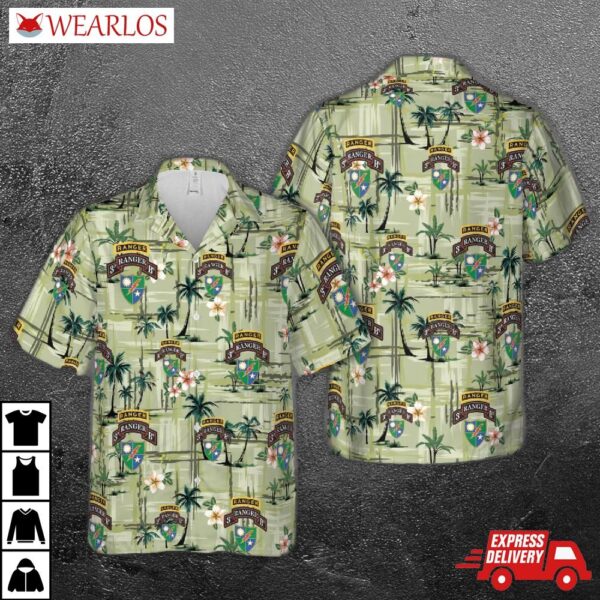 Us Army 3rd Battalion, 75th Ranger Regiment Hawaiian Shirt