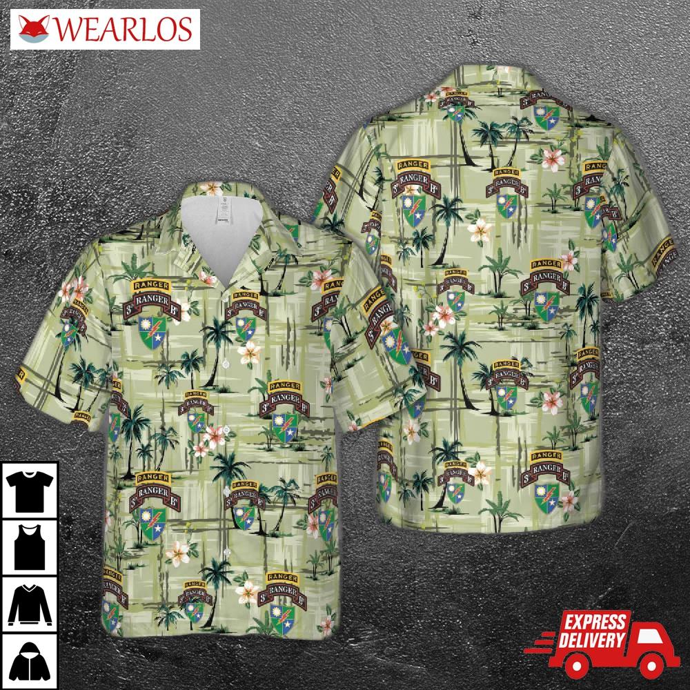 Us Army 3rd Battalion, 75th Ranger Regiment Hawaiian Shirt