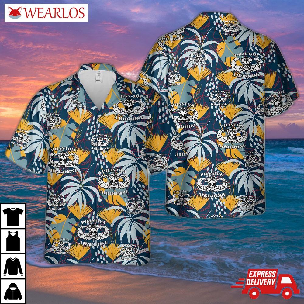 Us Army 501c3 Phantom Airborne Brigade Hawaiian Shirt