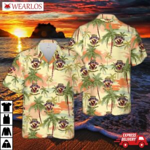 Us Army 51st Infantry Regiment (long Range Surveillance Company) Hawaiian Shirt
