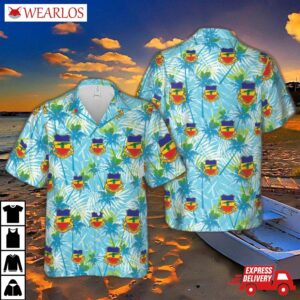 Us Army 73rd Cavalry Regiment Unit Crest Hawaiian Shirt