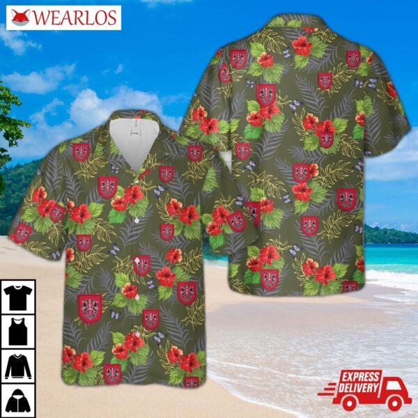 Us Army 7th Special Forces Group (7th Sfg) Hawaiian Shirt
