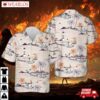 Us Army Air Ambulance Detachment Uh-1v "iroquois" Flat Iron Ambulance/crash-rescue Hawaiian Shirt