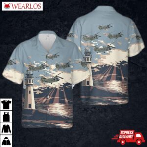 Us Army B Company, 2nd Bn, 3rd Avn Ch-47f Hawaiian Shirt