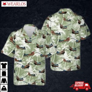 Us Army Boeing Ch-47 Chinook Hawaiian Shirt