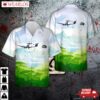 Us Army C-47 Boogie Baby Paratroopers Over Frederick Airfield In Oklahoma Hawaiian Shirt