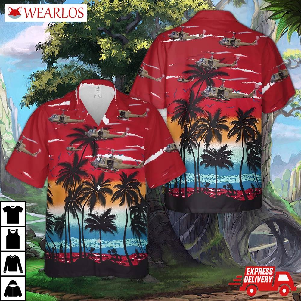 Us Army Hueys Over ‘nam Hawaiian Shirt
