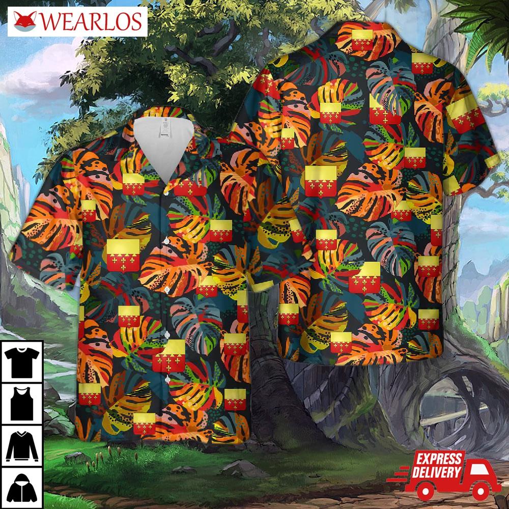 Us Army Illinois National Guard, 106th Cavalry Regiment (106th Cr) Hawaiian Shirt