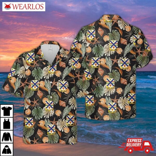 Us Army Illinois National Guard, 130th Infantry Regiment Hawaiian Shirt