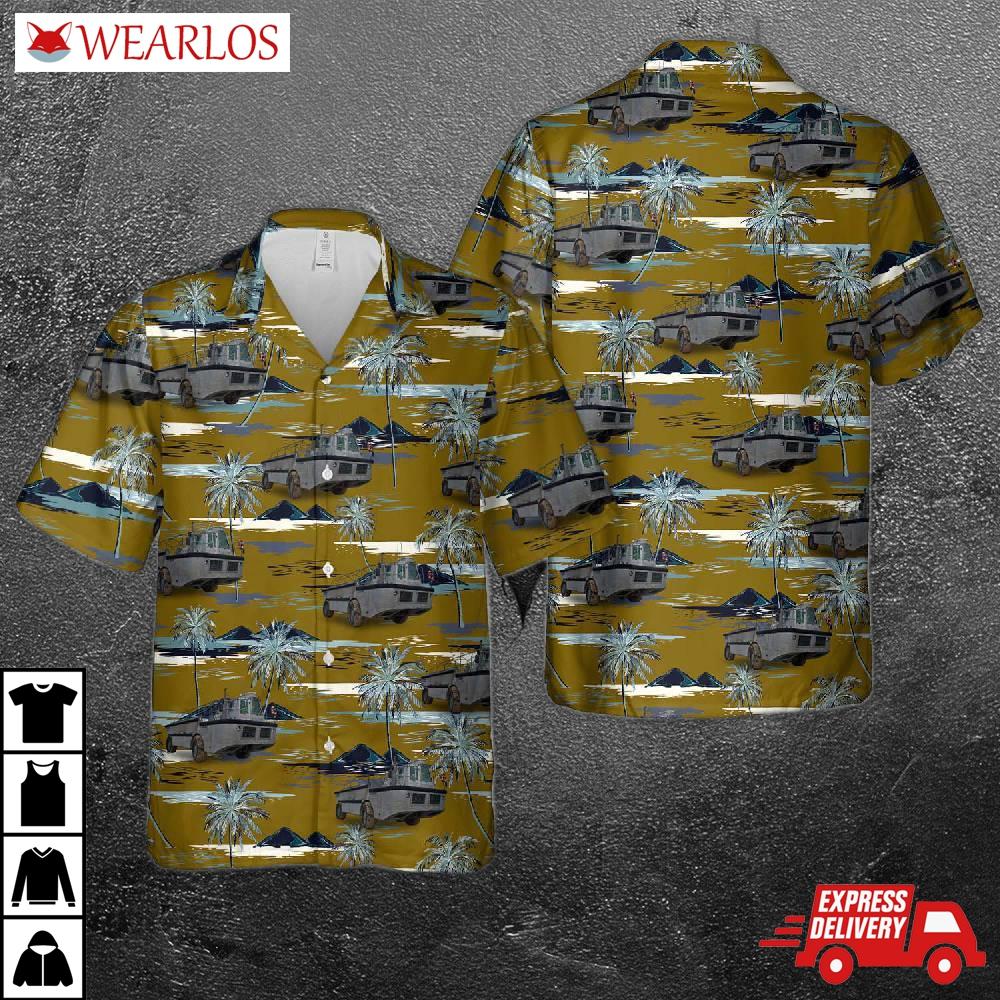 Us Army Larc-xv (lighter, Amphibious Resupply, Cargo, 15 Ton) Hawaiian Shirt