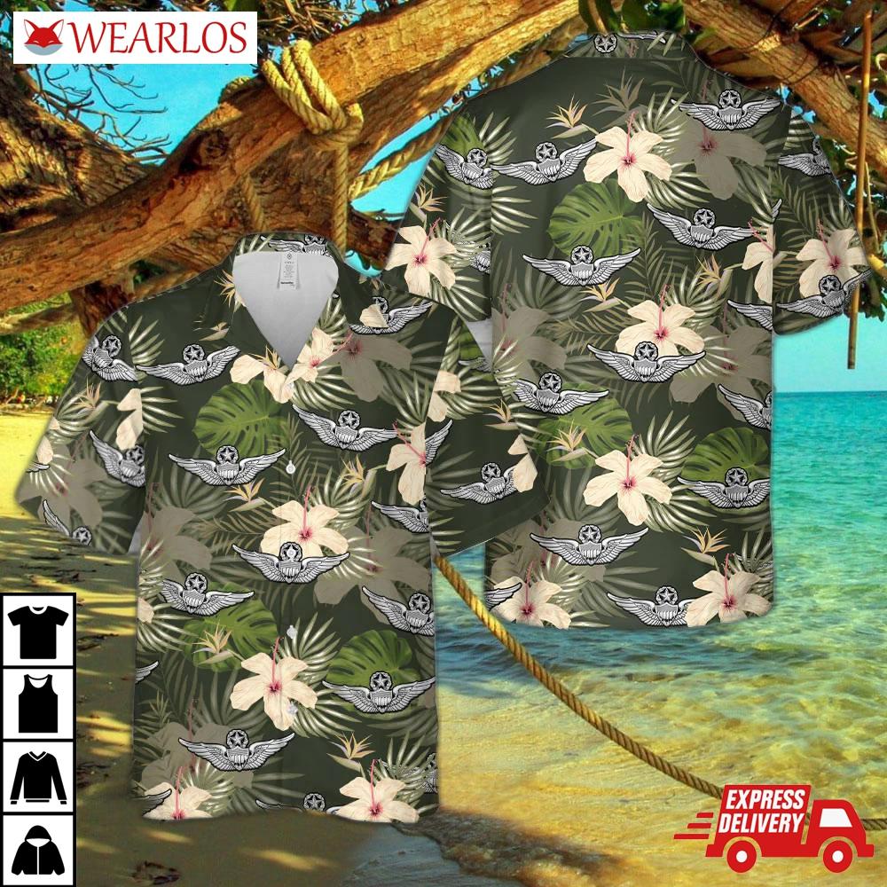 Us Army Master Aviator Wings Hawaiian Shirt