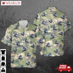 Us Army Md Helicopters Mh-6 Little Bird Hawaiian Shirt
