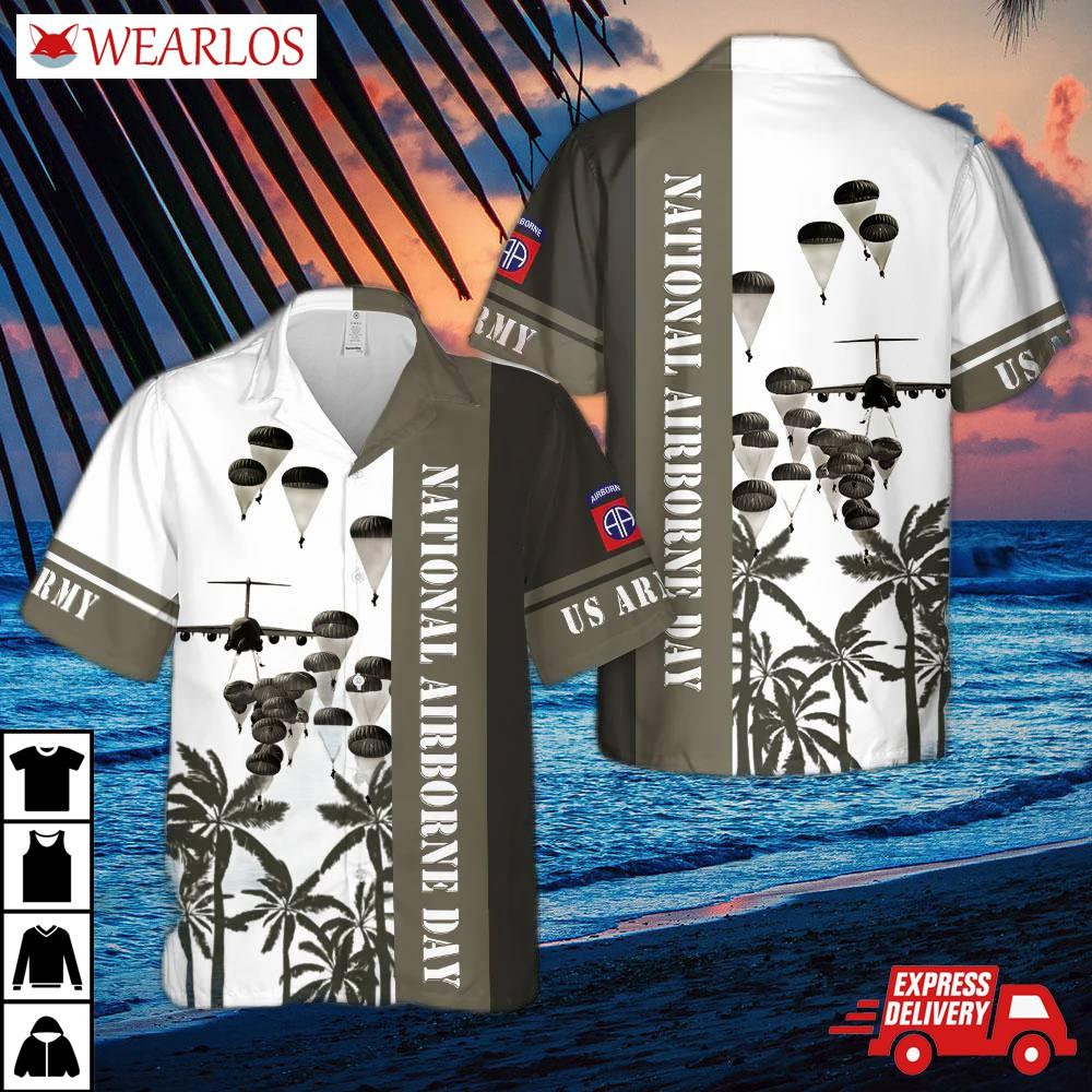 Us Army National Airborne Day Hawaiian Shirt