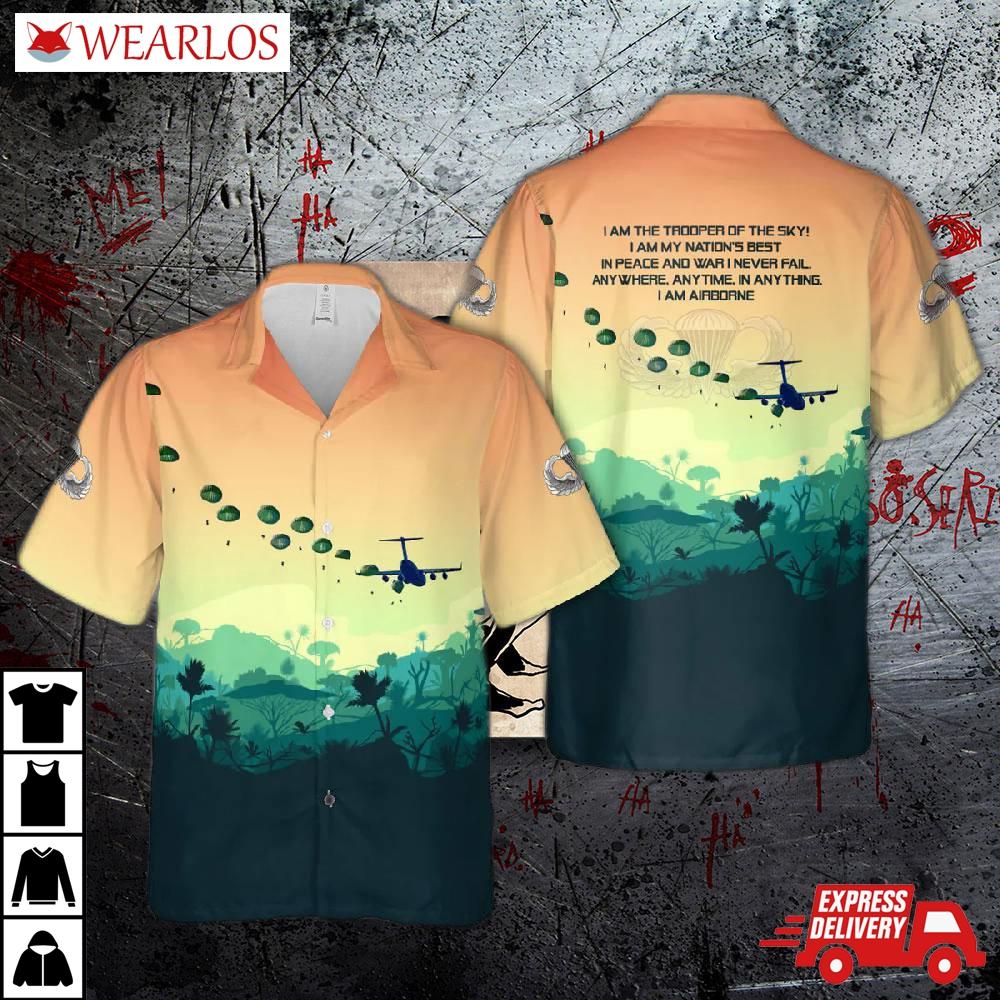 Us Army National Airborne Day Hawaiian Shirt