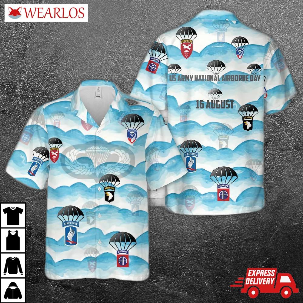 Us Army National Airborne Day Hawaiian Shirt