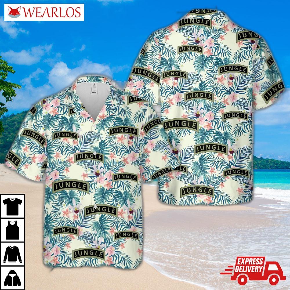 Us Army Pacific (usarpac) Jungle Tab Hawaiian Shirt