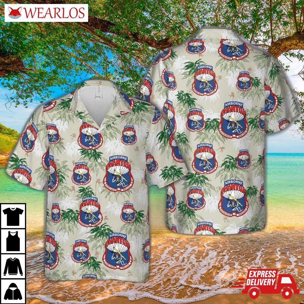 Us Army Phantom Airborne Brigade Hawaiian Shirt
