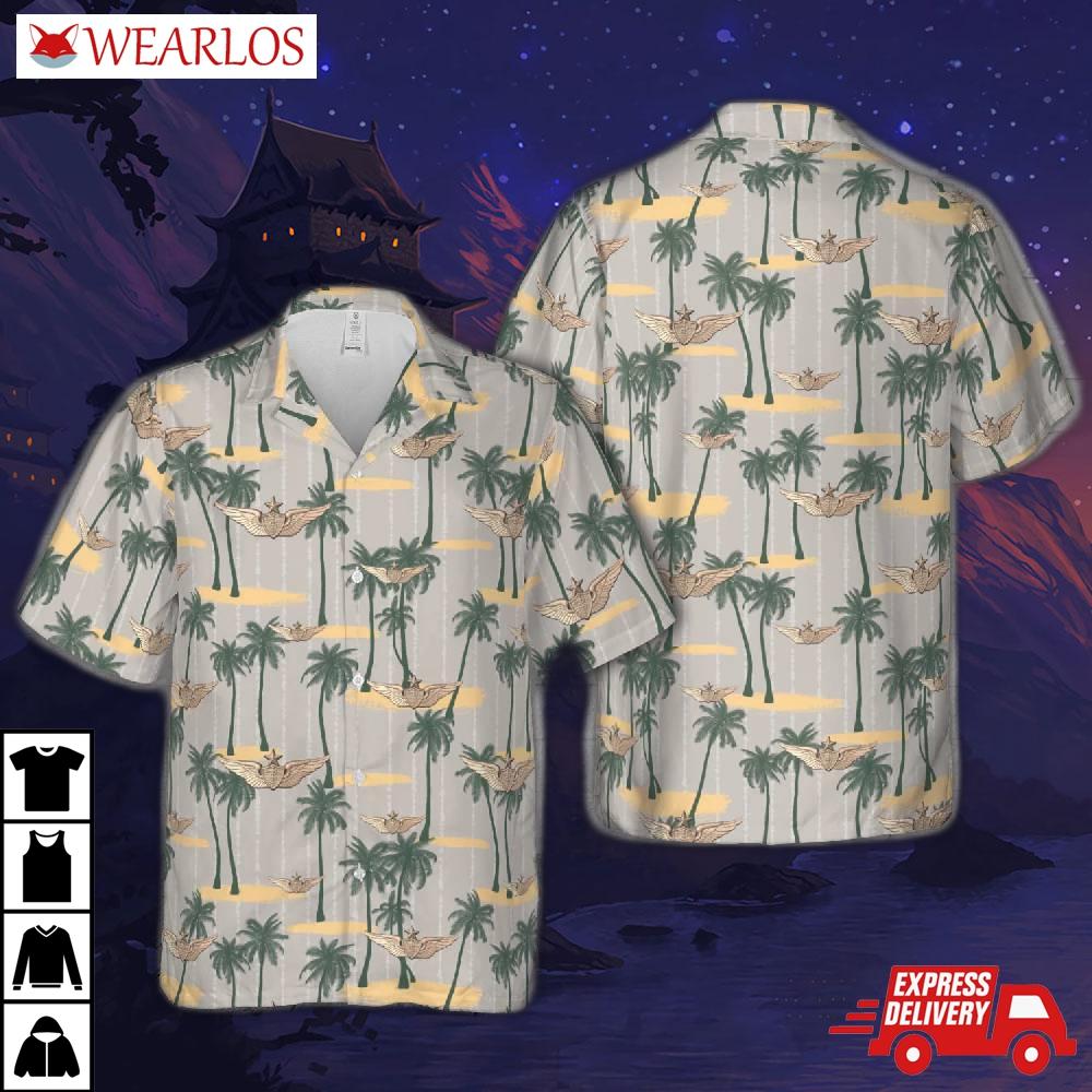 Us Army Senior Flight Surgeon Wings Hawaiian Shirt