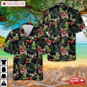 Us Army Sergeants Major Academy Unit Crest Hawaiian Shirt
