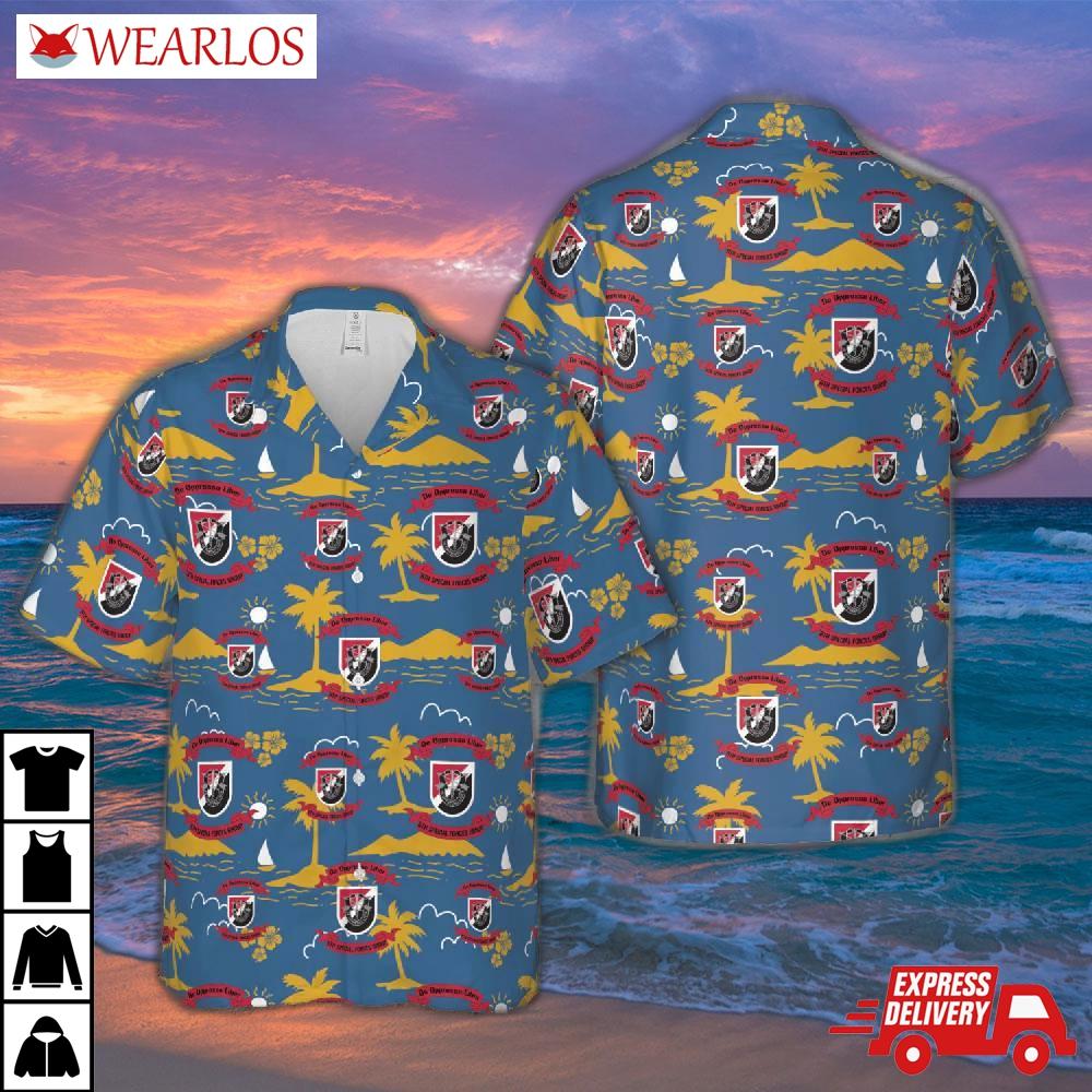 Us Army Special 6th Forces Group (6th Sfg)(a) Hawaiian Shirt