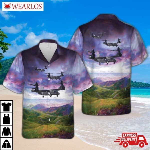 Us Army V-280 Valor Prototype Hawaiian Shirt