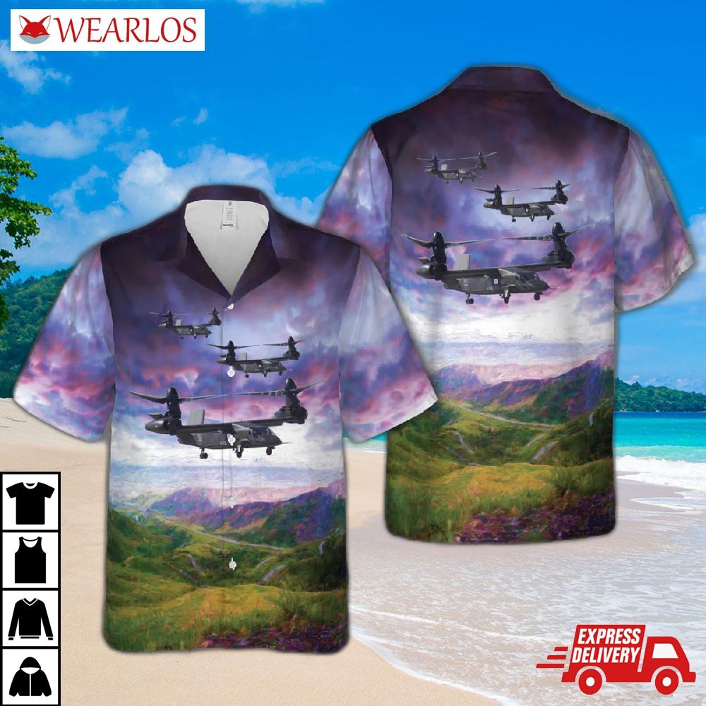 Us Army V-280 Valor Prototype Hawaiian Shirt