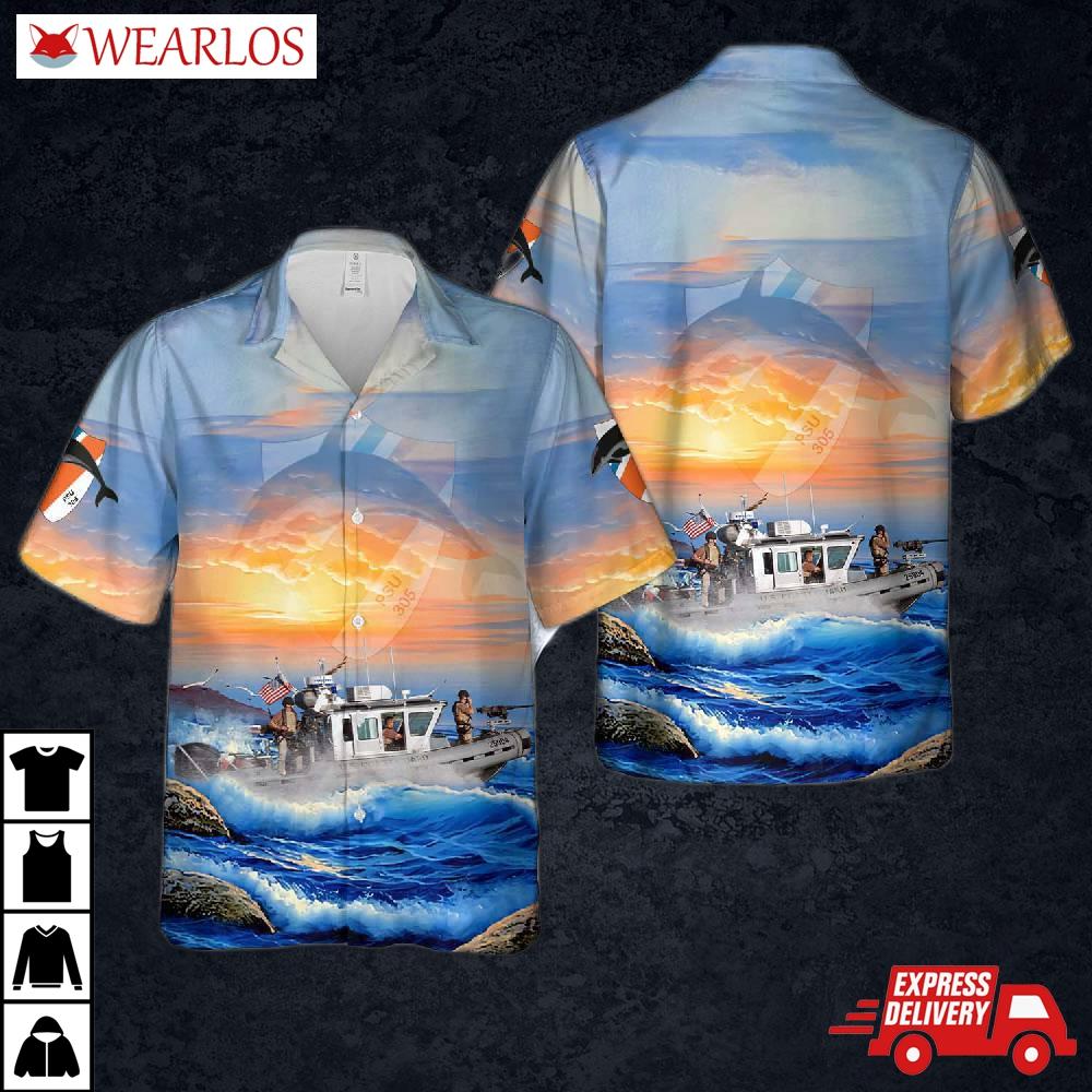 Us Coast Guard Port Security Units 305 Hawaiian Shirt