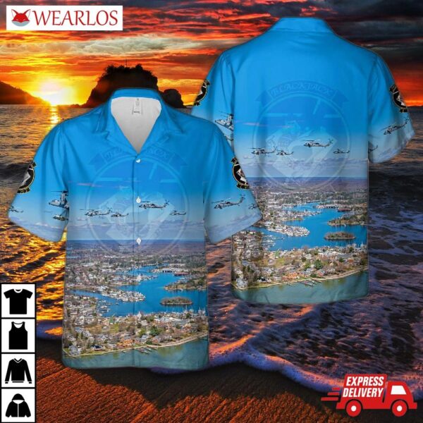 Us Navy Air Test And Evaluation Squadron Two One (hx-21) "blackjack" Hawaiian Shirt