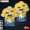 Us Navy Boeing Ea-18g Growler Of Vaq-142 Gray Wolves Hawaiian Shirt