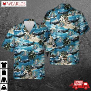 Us Navy Chance Vought F4u-4 Corsair Of Vf-192 Hawaiian Shirt