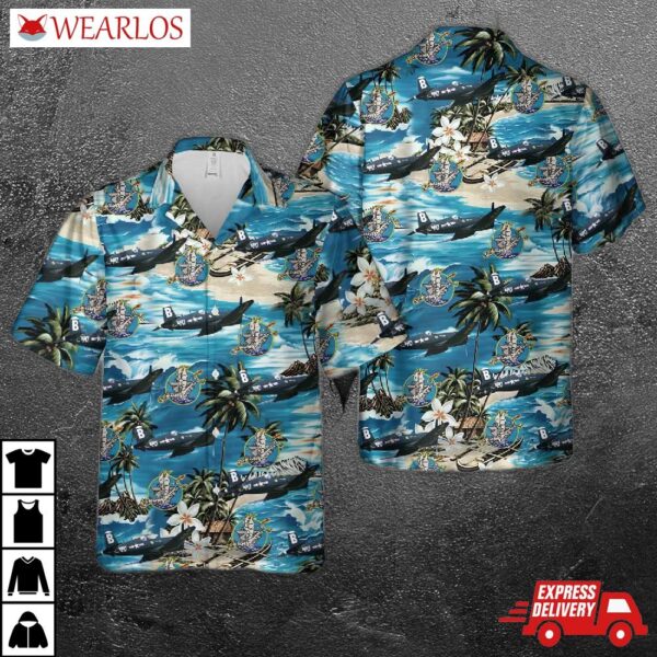 Us Navy Chance Vought F4u-4 Corsair Of Vf-192 Hawaiian Shirt