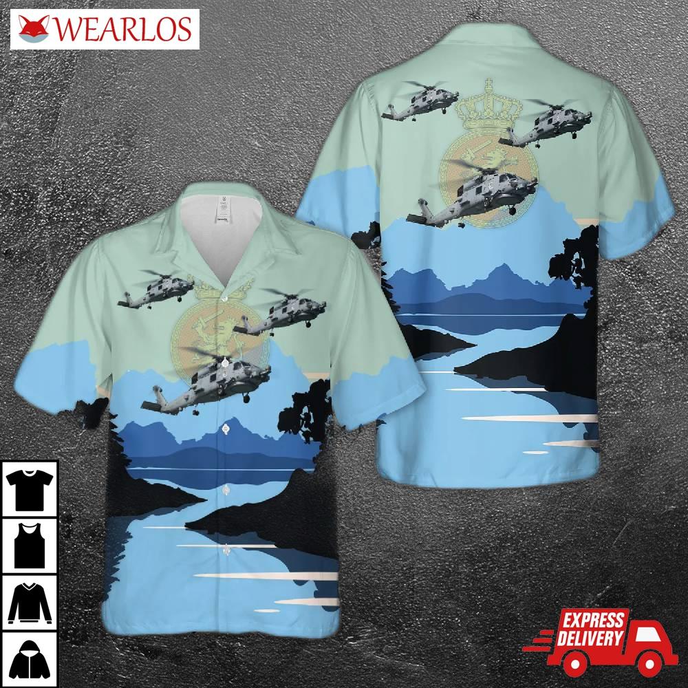 Us Navy Helicopter Maritime Strike Squadron 37 Hsm-37 'easyriders' Hawaiian Shirt